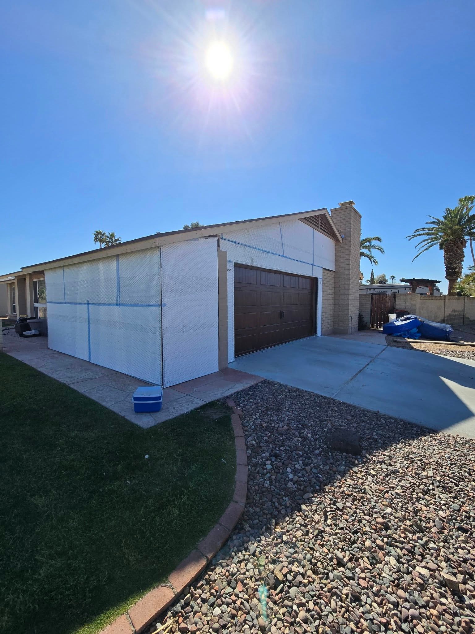 Before Stucco Repair
